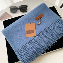 Faux Cashmere Thick Tassel Scarf