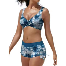 Women's two-piece swimsuit with back tie