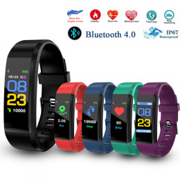 ID115 Plus Color Screen eart Rate Monitor Smart Wristband