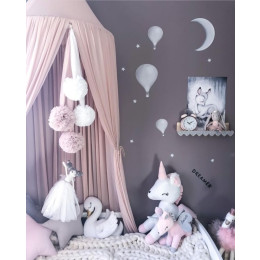 Baby Kids Princess Bed Canopy Bedcover