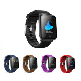 Q9 Smart Watch Blood Pressure Heart Rate Sleep Monitor Bracelet  - q9-wath-nt-r 