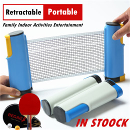 Portable Table Tennis Net Rackets Retractable Strong Mesh