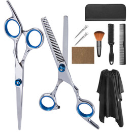 11PCS/Set Haircut Set Home Hairdressing Haircut Scissor