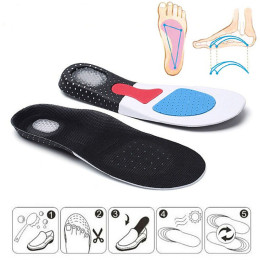 Unisex Orthotic Arch Support Sport Running Gel Insoles