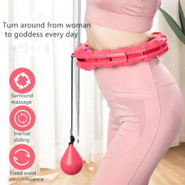 Magic Slim Waist and Abdominal Exercise Hoop Intelligent Counting Smart Fitness Never Fall Hoop Massage Sports Hoops