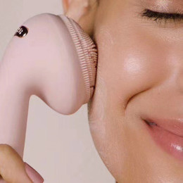 Flawless USB rechargeable waterproof face wash artifact silicone electric facial cleansing device