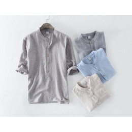 Casual cotton Buttons T Shirt