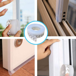 Windproof stickers for sealing doors and windows