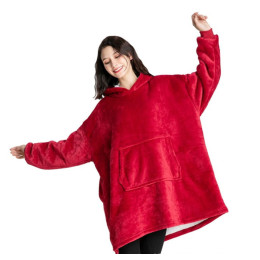 Flannel TV blanket nightgown