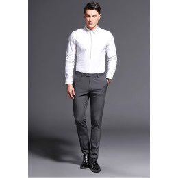 Men's Slim Fit Stretch Classic Casual Formal Straight Suits Long Pants