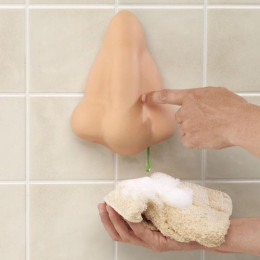 Nose-Shape Shower Gel Dispenser