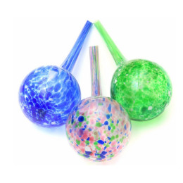 Hand-Blown Glass Aqua Globes for Houseplants