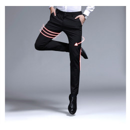 High stretch men's classic trousers
