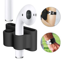 Bluetooth Earphone Fixed Band Shock Resistant Silicone Holder for Apple AirPods