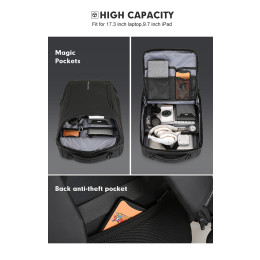  2020 New Anti-thief Fashion Men Backpack Multifunctional Waterproof 15.6 inch Laptop Bag Man USB Charging Travel Bag