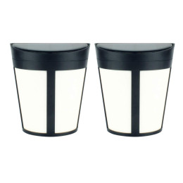2Pcs or 4Pcs Solar wall mounted garden light