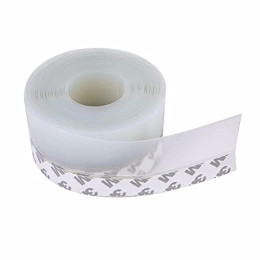 Silicone self-adhesive door and window seals
