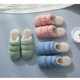 Indoor non-slip couple home warm slippers