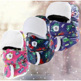 Children Winter Outdoor Earflap Warm hat