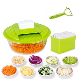 Multi-function of Vegetable Slicer Stainless Steel Cutting Vegetable Grater Creative Kitchen Gadget Carrot Potato cutter 