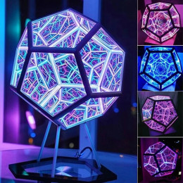 Dodecahedron color night light