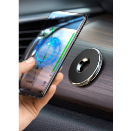 Magnetic car phone holder