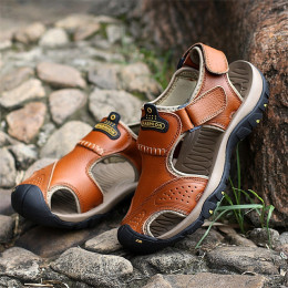 Men Genunie leather Sandals