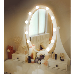 LED 12V Makeup Mirror Light Bulb Lights Stepless Dimmable Wall Lamp