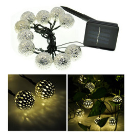 Solar 10 Balls Morocco String Lights Fairy Lights