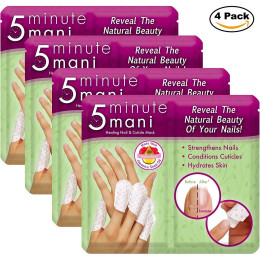 4pack 5 Minute Mani Healing Nail & Cuticle Mask 