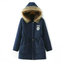 Super Warm Women's Winter Thicken Hooded Fleece Lining Padded Coat