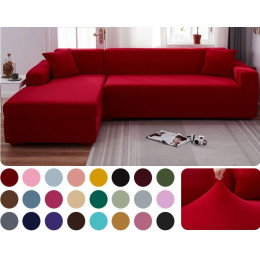 Stretch milk silk sofa cover