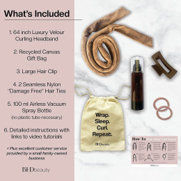 heatless curling iron set