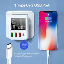 LED display multi-function charger