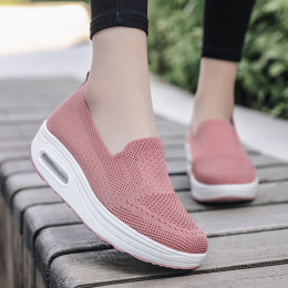women's platform mesh shoes