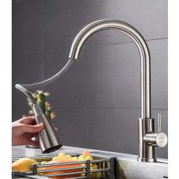 Kitchen Stainless Steel Swivel Faucet 60cm