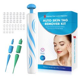 Two-in-one acne and wart remover pen