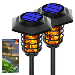Solar simulation flame plug lamp 2pcs