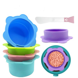Hair removal silicone wax bowl