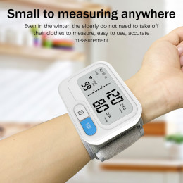 Automatic wrist electronic blood pressure monitor