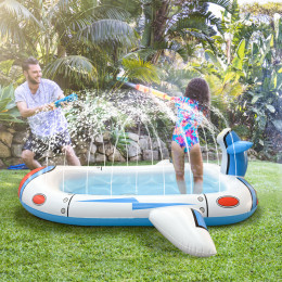 Children's outdoor inflatable fountain
