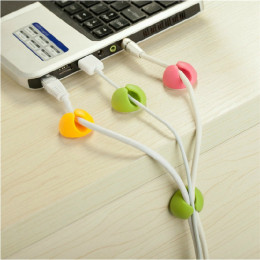 Data cable clip management 6 pack