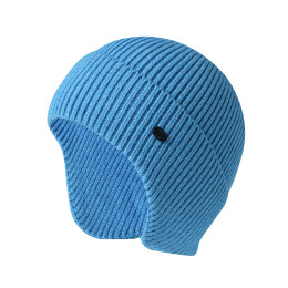 Plush knitted hat with ear protection
