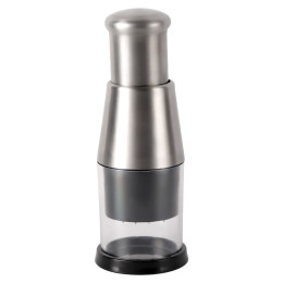 Manual press type garlic press