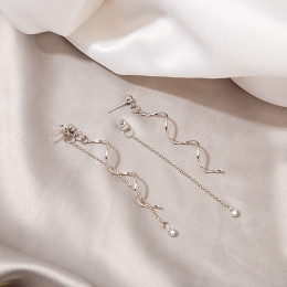 Long Spiral Earrings