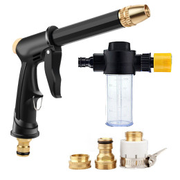 Bold long pole car wash water gun