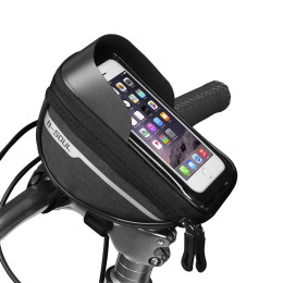 Cycling touch screen mobile phone bag
