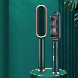 Dual purpose comb for straight and curly hair