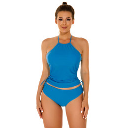 Women's Solid Color Two-Piece Swimsuit