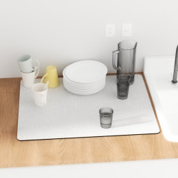 Desktop draining coasters